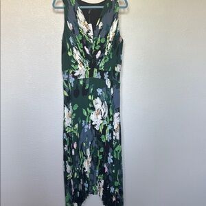 WHBM Floral Sleeveless Maxi Dress - Size 12